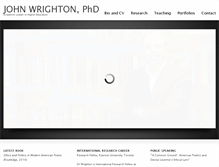Tablet Screenshot of johnwrighton.com